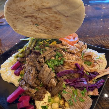 Jerusalem Bakery & Grill - Beef Shawarma Platter - Mediterranean Near Me - Roswell, Georgia