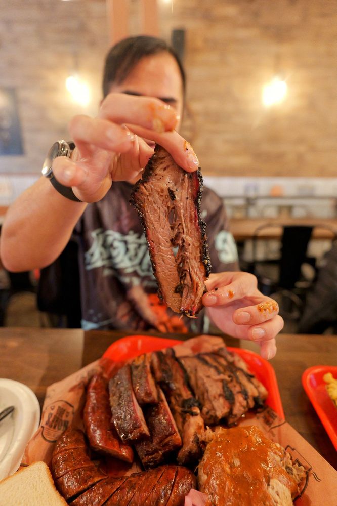 Food from Noah's BBQ