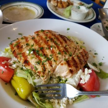Olympia Cafe - Salmon salad - Greek Near Me - Savannah, Georgia Olympia Cafe - Salmon salad - Greek Near Me - Savannah, Georgia