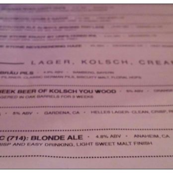 Glendale Tap - Beer list. - Beer Bar Near Me - Glendale, California Glendale Tap - Beer list. - Beer Bar Near Me - Glendale, California