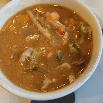 Meridians Restaurant - The African Peanut Soup. Very good - New American Near Me - Lincoln, California Meridians Restaurant - The African Peanut Soup. Very good - New American Near Me - Lincoln, California