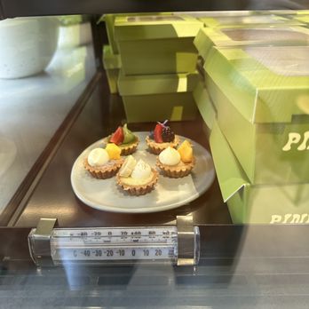 Pinecone Bakeshop Plus Cafe - display case from soft opening first day - Coffee & Tea Near Me - Alhambra, California