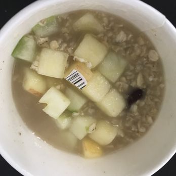 McDonald's - Oatmeal with a barcode sticker... Just in case I want to re-sell it to someone! - Fast Food Near Me - Laguna Niguel, California McDonald's - Oatmeal with a barcode sticker... Just in case I want to re-sell it to someone! - Fast Food Near Me - Laguna Niguel, California
