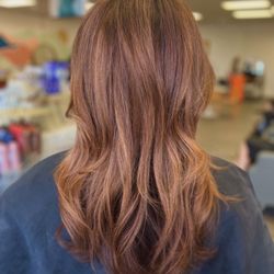 Clementine Hair Lounge - My curly grey hair made PERFECT by Shay! I love it thank you sooo much!