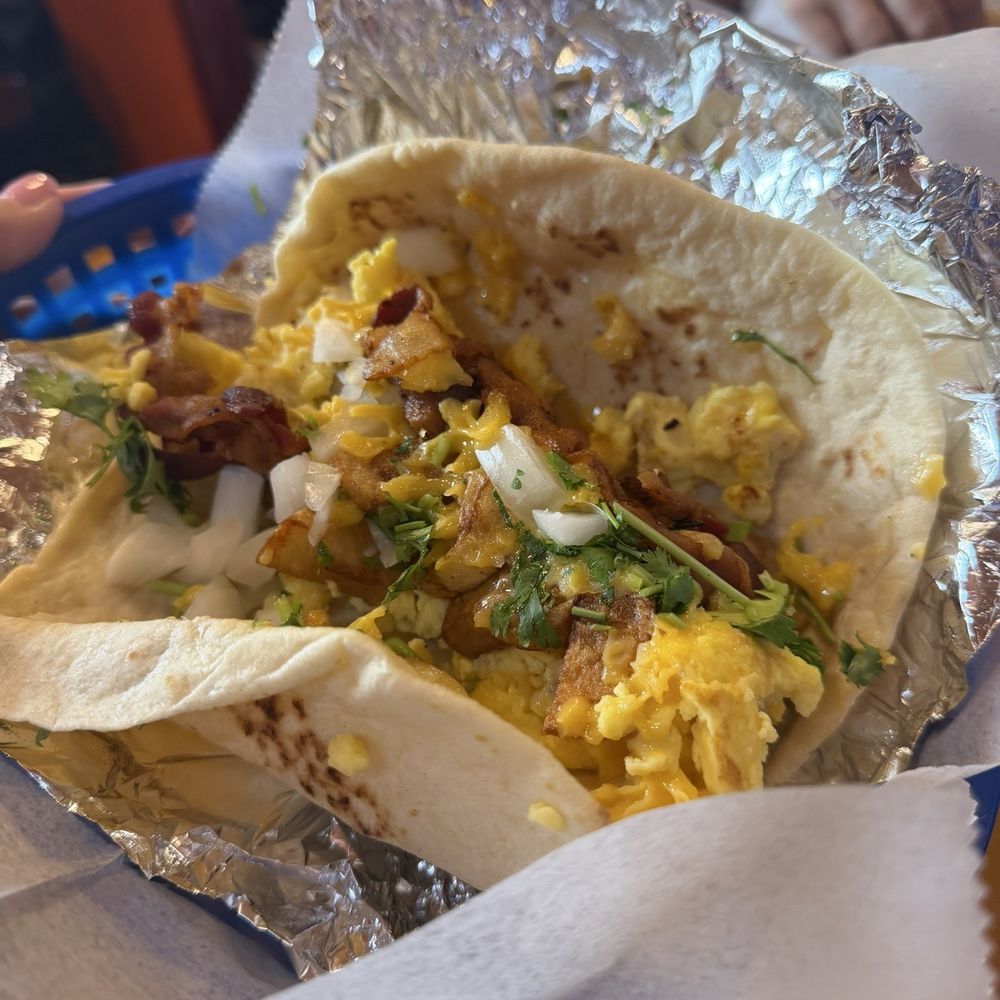Super Taco - Breakfast taco - Mexican Near Me - Marble Falls, Texas