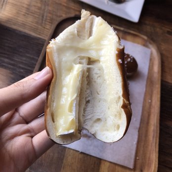 Roc & Olive - Pretzel with brie and fig jam - New American Near Me - Long Beach, New York