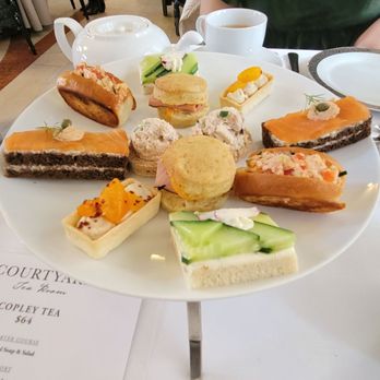 Courtyard Tea Room - Savories - Tea Rooms Near Me - Boston, Massachusetts