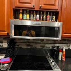 Setzer's Company - KitchenAid low profile microwave and Viking cooktop