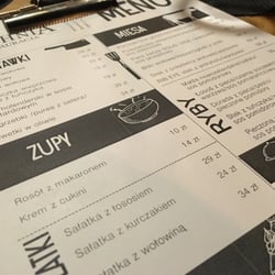 Restauracja Kuchnia - Menu dzienne