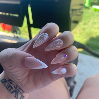 Western Nail Spa - This is my second set from Andy this is all 100% hand painted - Nail Salons Near Me - Fort Worth, Texas
