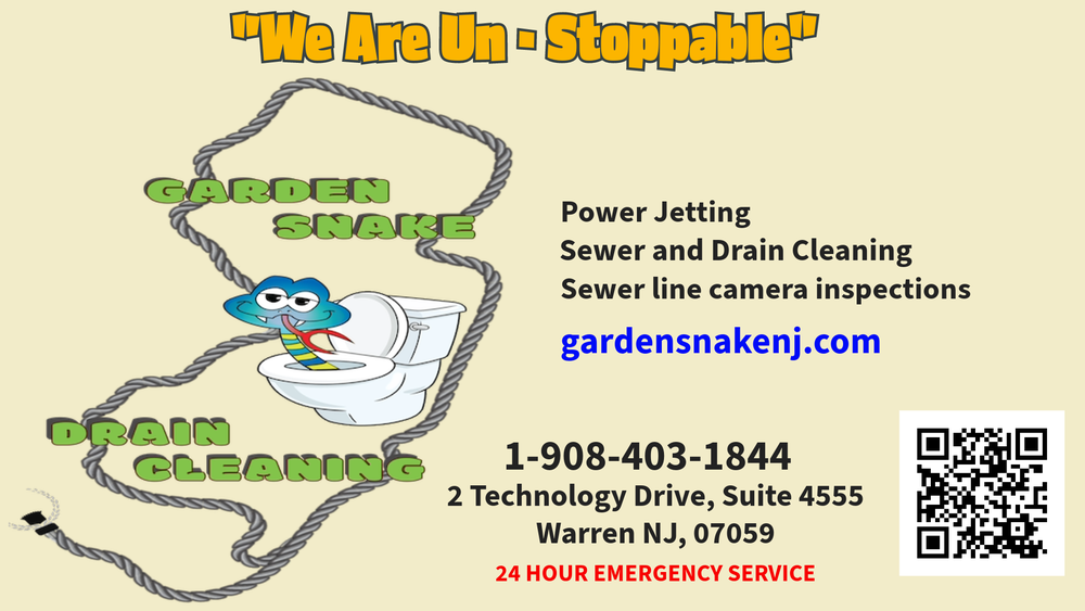 Slide of Garden Snake Drain Cleaning