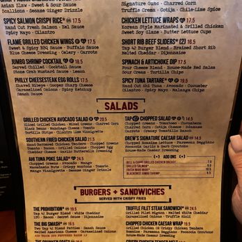 Tap 42 - Menú - Beer Bar Near Me - Aventura, Florida