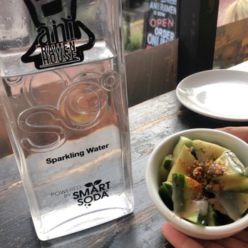Ani Ramen House - Bottled Water w Japanese Cucumbers - Ramen Near Me - Montclair, New Jersey Ani Ramen House - Bottled Water w Japanese Cucumbers - Ramen Near Me - Montclair, New Jersey