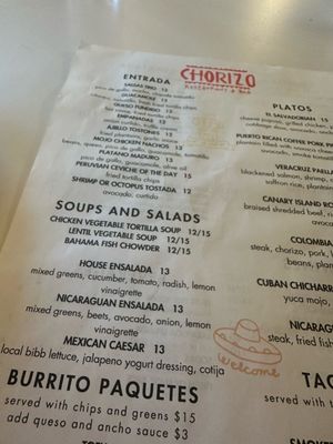 Menu photo 2 Chorizo Asheville, NC