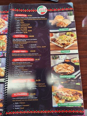 Menu photo 3 Tacos Toluca Indianapolis, IN
