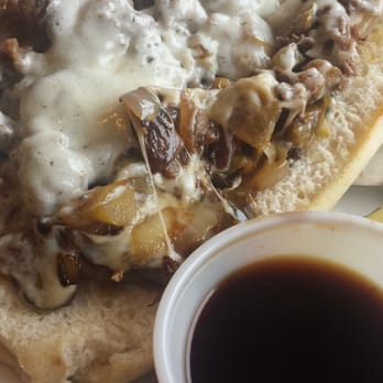 Dolsie's Lunch Box Grille - Cheese steak sandwich with grilled onions and mushrooms. French dip style! Bread is soo fresh! Must try! - New American Near Me - Saint Cloud, Minnesota Dolsie's Lunch Box Grille - Cheese steak sandwich with grilled onions and mushrooms. French dip style! Bread is soo fresh! Must try! - New American Near Me - Saint Cloud, Minnesota
