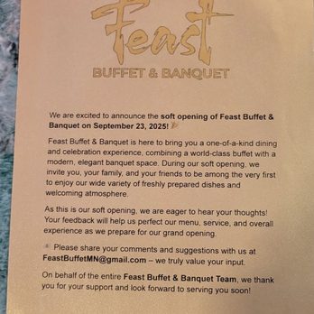 Feast Buffet & Banquet - Buffets Near Me - Woodbury, Minnesota Feast Buffet & Banquet - Buffets Near Me - Woodbury, Minnesota