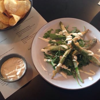 Johnston's Saltbox - Tempura Asparagus - New American Near Me - San Carlos, California Johnston's Saltbox - Tempura Asparagus - New American Near Me - San Carlos, California