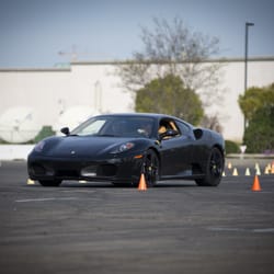 LTF Adventures - Driving the Ferrari in Stockton.  Favorite car for everyone in our group.