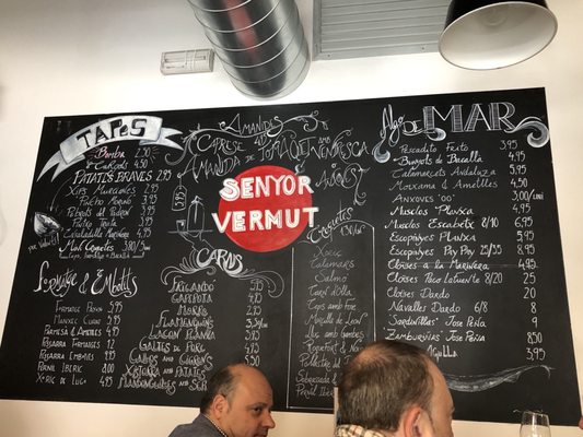 Menu photo 3 Senyor Vermut Barcelona, B Menu photo 3 Senyor Vermut Barcelona, B