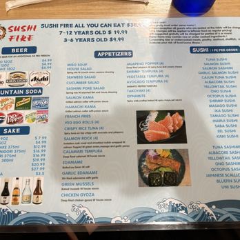 Sushi Fire - Duarte - Menu - Sushi Bars Near Me - Duarte, California