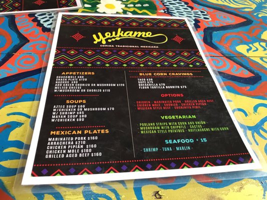 Menu photo 4 Yeikame Sayulita, NAY Menu photo 4 Yeikame Sayulita, NAY