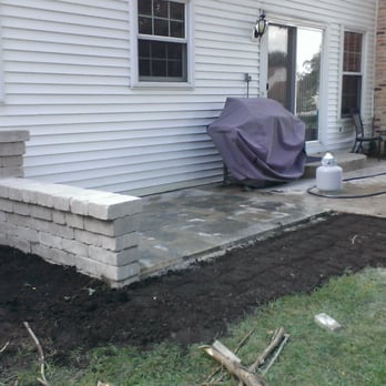 Durane's Landscaping - a patio being built - Landscaping Near Me - Woodridge, Illinois Durane's Landscaping - a patio being built - Landscaping Near Me - Woodridge, Illinois