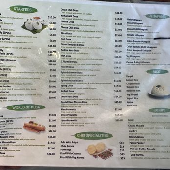 Chennai Dosa Hut - Menu - Indian Near Me - San Diego, California Chennai Dosa Hut - Menu - Indian Near Me - San Diego, California