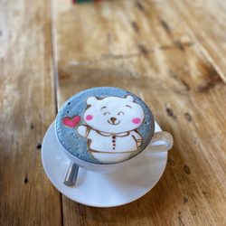 Himalayan Coffee House - Blue matcha latte