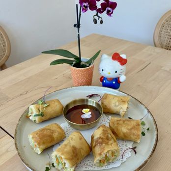 Jeeb Thai Eatery - Yua Yua Fried Veggie Rolls - Thai Near Me - Redondo Beach, California
