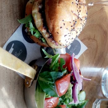 Meat District Co. - Crocodile burger and salad - Steakhouses Near Me - Sydney, NSW