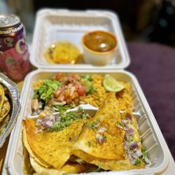 Ay! Arepa New Haven - birria quesadilla ($15)