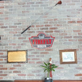FireFly Burger  - Wall decor with restaurant logo - Burgers Near Me - Garden Grove, California