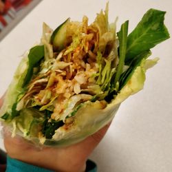 Luang Prabang - The glorious insides of the avocado spring roll