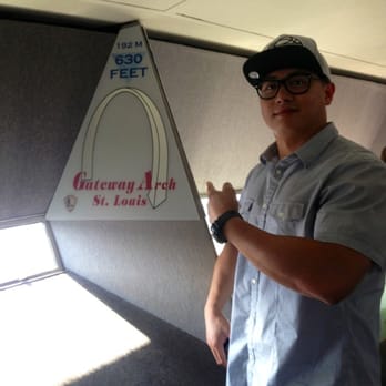 Gateway Arch - Thats right on the center of the arch 630 feet up in the air - Landmarks & Historical Buildings Near Me - St. Louis, Missouri Gateway Arch - Thats right on the center of the arch 630 feet up in the air - Landmarks & Historical Buildings Near Me - St. Louis, Missouri