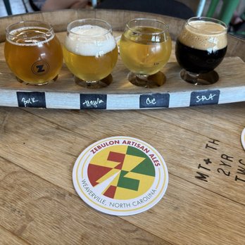 Zebulon Artisan Ales - I recommend flights, because you should honestly try all of the beers here. Seriously. All of them. - Breweries Near Me - Weaverville, North Carolina Zebulon Artisan Ales - I recommend flights, because you should honestly try all of the beers here. Seriously. All of them. - Breweries Near Me - Weaverville, North Carolina