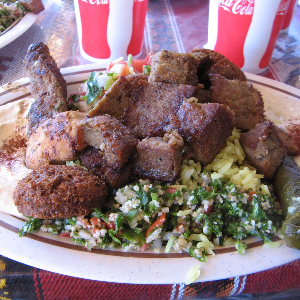 Jerusalem Restaurant - Combo Plate - Middle Eastern Near Me - Denver, Colorado