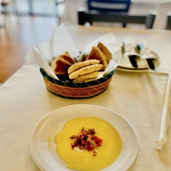 Garden Mediterranean Grill - House made pita & dipping sauce omg so yummy. The dipping sauce has a kick! Fabulous :)... - Mediterranean Near Me - Lutz, Florida Garden Mediterranean Grill - House made pita & dipping sauce omg so yummy. The dipping sauce has a kick! Fabulous :)... - Mediterranean Near Me - Lutz, Florida