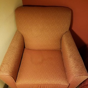 Hampton Inn Olive Branch - Same chair with cushion flipped over...more stains! - Hotels Near Me - Olive Branch, Mississippi Hampton Inn Olive Branch - Same chair with cushion flipped over...more stains! - Hotels Near Me - Olive Branch, Mississippi