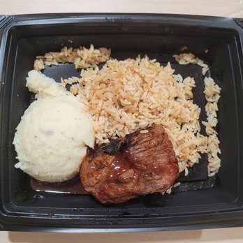 BJ's Restaurant & Brewhouse - slow-roasted tri-tip, rice pilaf (side), white cheddar mashed potatoes (side) - Breweries Near Me - San Mateo, California BJ's Restaurant & Brewhouse - slow-roasted tri-tip, rice pilaf (side), white cheddar mashed potatoes (side) - Breweries Near Me - San Mateo, California