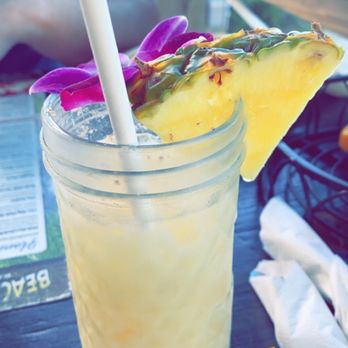 Beachcomber Restaurant - Loco Piña - my fave cocktail - Seafood Near Me - Saint Augustine, Florida