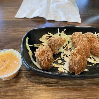 Ramen 101 - Fried oysters 6pcs with famous spicy mayo! Yumm! - Ramen Near Me - Vallejo, California