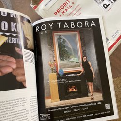 Hana Hou! Magazine Ad - October / November 2022 featuring Roy Tabora's At Journey's End original oil painitng