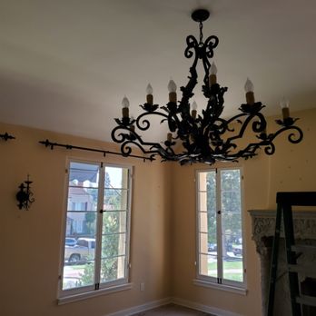 DC Electrical Home Improvements - And it's up chandelier - Electricians Near Me DC Electrical Home Improvements - And it's up chandelier - Electricians Near Me