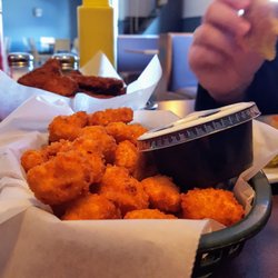 Petticoat Junction - Breaded cauliflower and Mel's hand. Hand not included in the menu price.