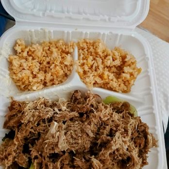 Kaukau Hawaiian BBQ - Kaulua pork with fried rice, broccoli and cabbage underneath. Delicious! - Hawaiian Near Me - Speedway, Indiana Kaukau Hawaiian BBQ - Kaulua pork with fried rice, broccoli and cabbage underneath. Delicious! - Hawaiian Near Me - Speedway, Indiana