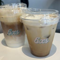 6XS Cloud (16 oz) in back, 6XS Mello (12 oz) in front