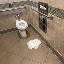Dirty bathroom