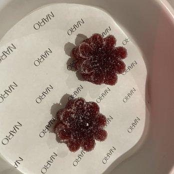 NARO - Petit Fours - lychee raspberry pate des fruits - Korean Near Me - New York, New York
