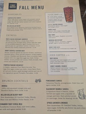 Menu photo 3 First Watch Tomball, TX